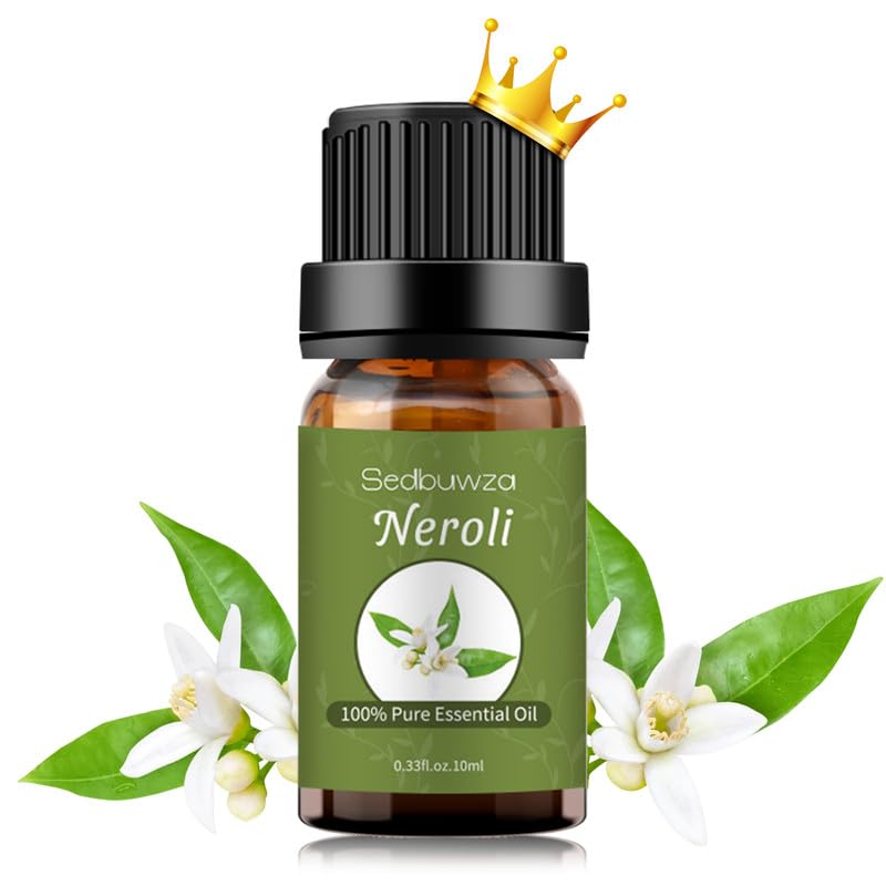Sedbuwza Neroli Essential Oil – Pure Organic Neroli Fragrance for Diffuser, Soap, Candle & Perfume