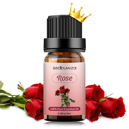 Sedbuwza Rose Essential Oil - 100% Pure Organic Rose Fragrance Oil, 10ml