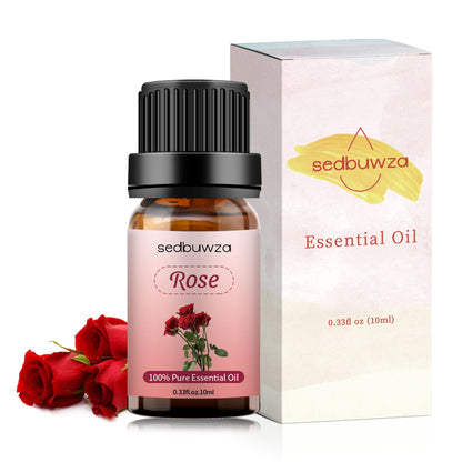 Sedbuwza Rose Essential Oil - 100% Pure Organic Rose Fragrance Oil, 10ml