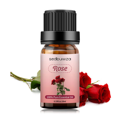 Sedbuwza Rose Essential Oil - 100% Pure Organic Rose Fragrance Oil, 10ml