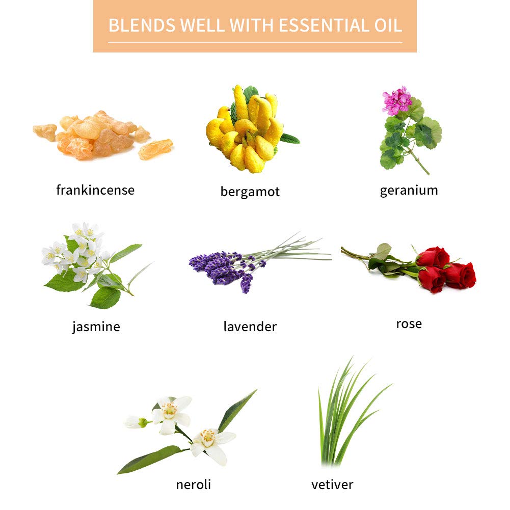 Sedbuwza Sandalwood Essential Oil – Pure Organic Fragrance Oil for Diffuser, Humidifier, Soap, Candle & Perfume