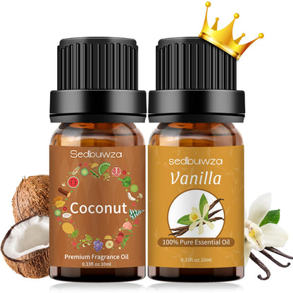 Sedbuwza Vanilla Coconut Essential Oil Set - 2 x 10 ml