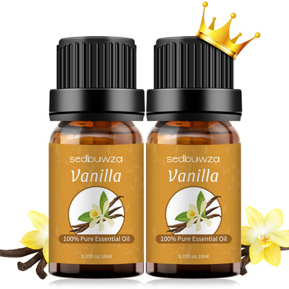 Sedbuwza Vanilla Essential Oil Set – 2 x 10 ml for Aromatherapy, Diffuser, Massage