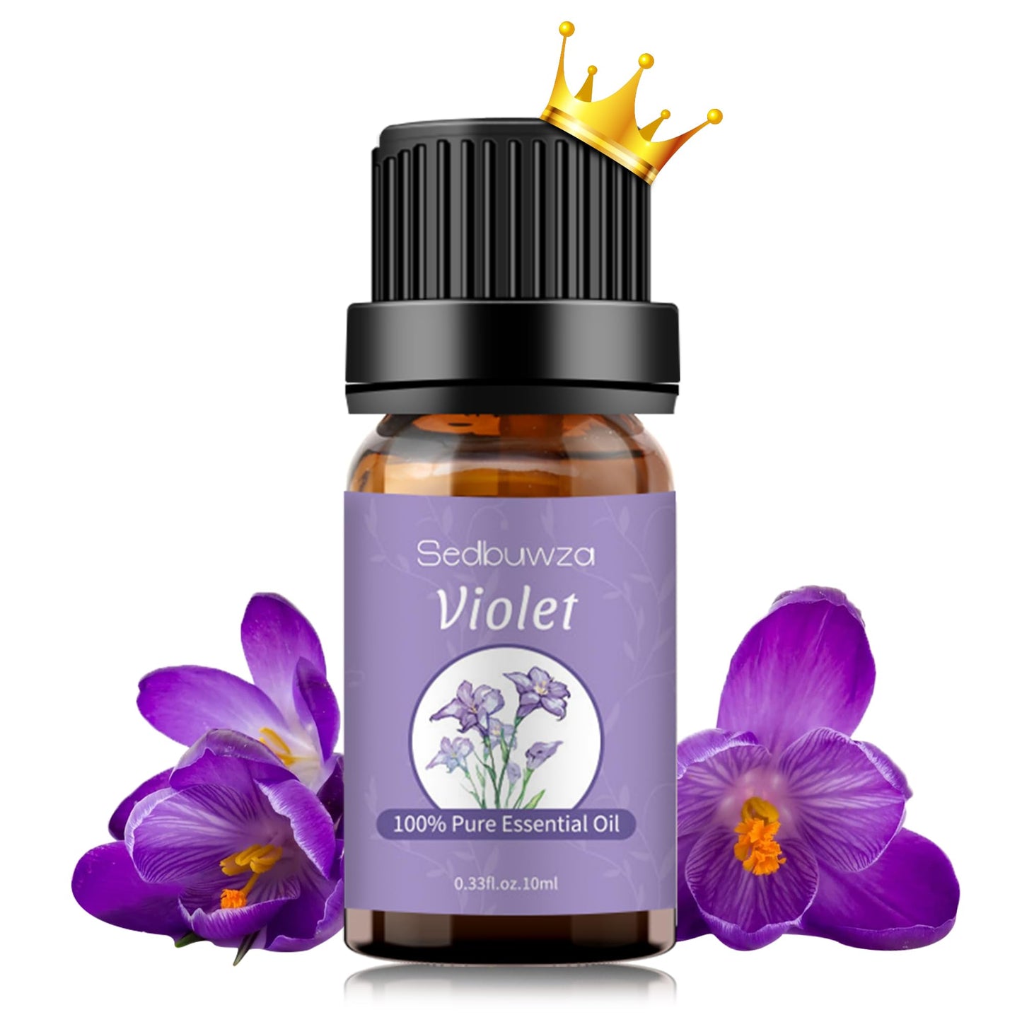 Sedbuwza Violet Essential Oil – 100% Pure Organic Aromatherapy Oil