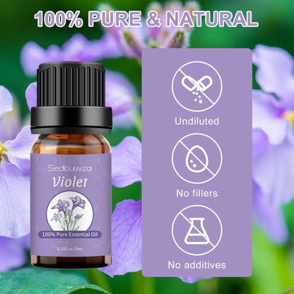 Sedbuwza Violet Essential Oil – 100% Pure Organic Aromatherapy Oil