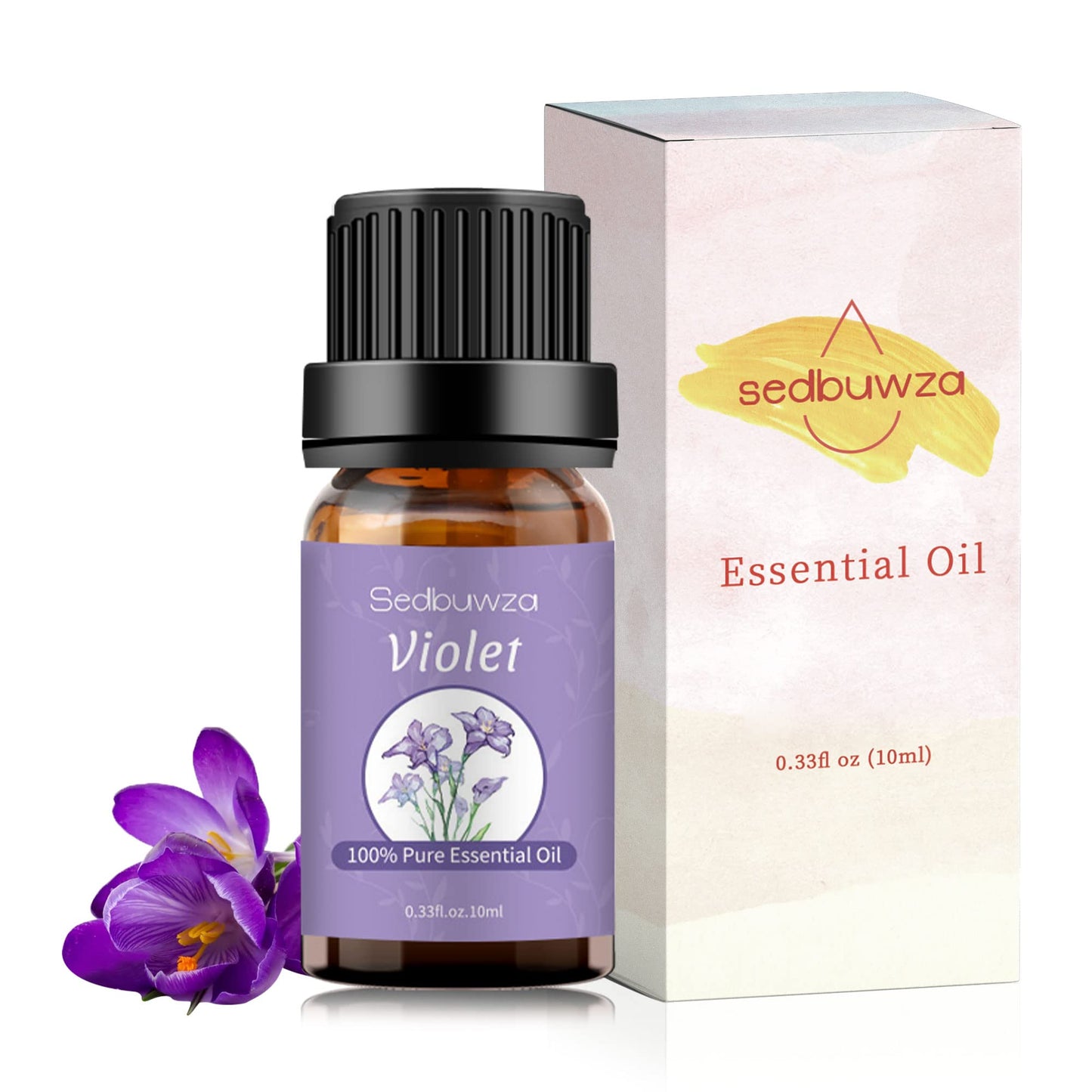 Sedbuwza Violet Essential Oil – 100% Pure Organic Aromatherapy Oil