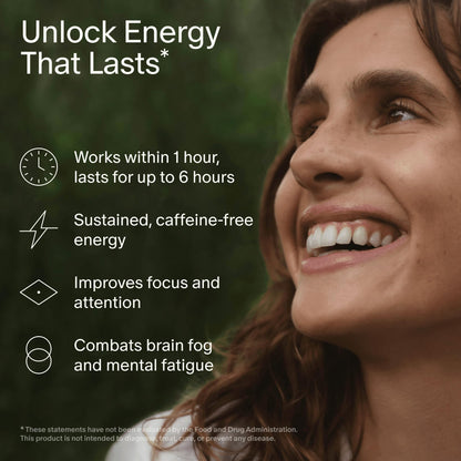 Seed AM-02 Energy + Focus: Daily Nootropic (Caffeine-Free, 30 Capsules)