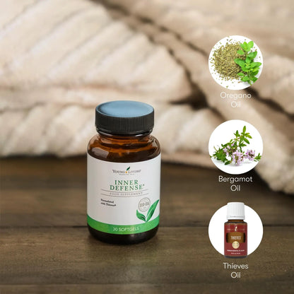 Young Living Inner Defense 30 Softgels – Immune Support with Oregano, Thyme, Lemongrass & Thieves BritishVita | Premium UK Vitamins & Wellness Supplements