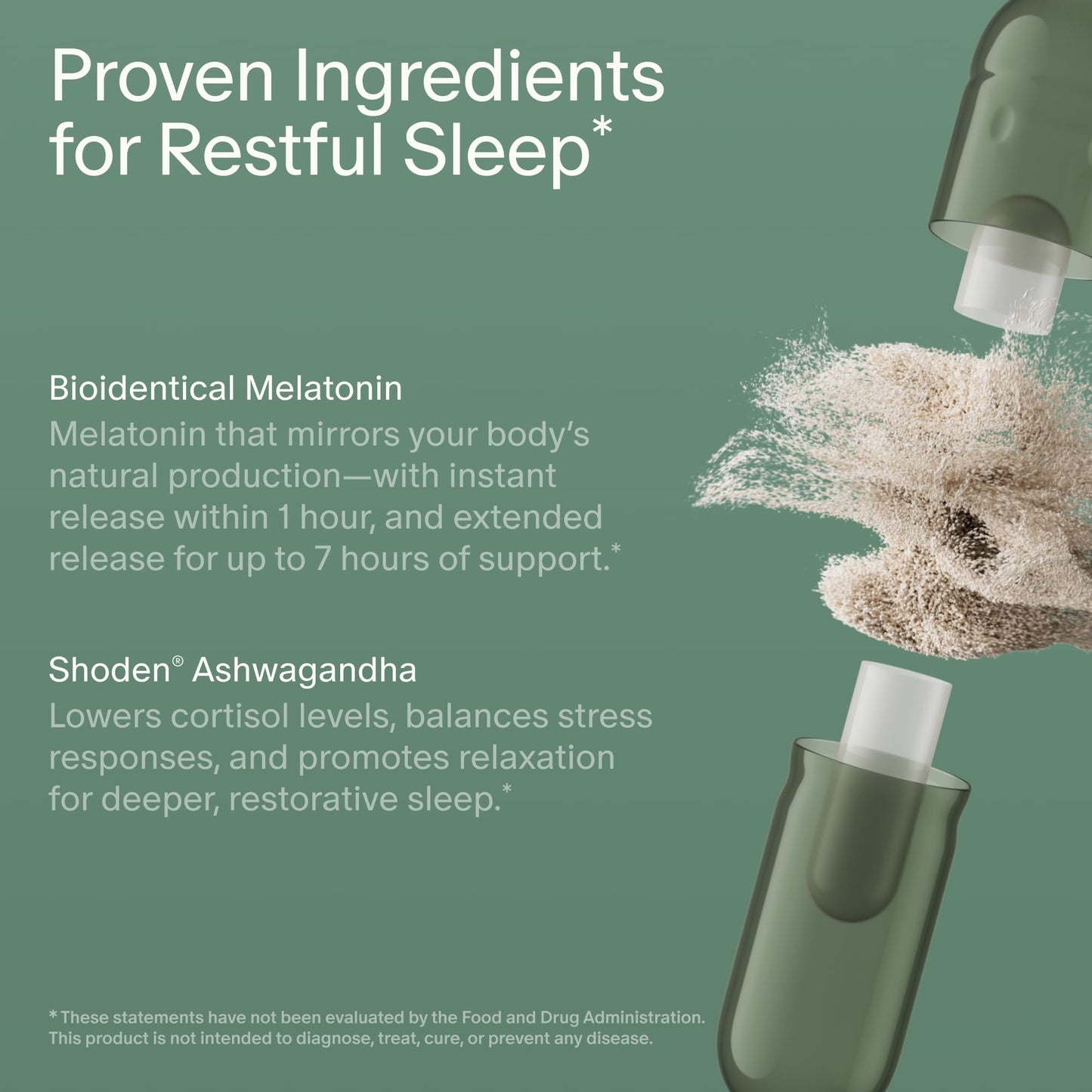 Seed PM-02 Sleep + Restore - Melatonin + Ashwagandha Sleep Aid (30-Day, Vegan)