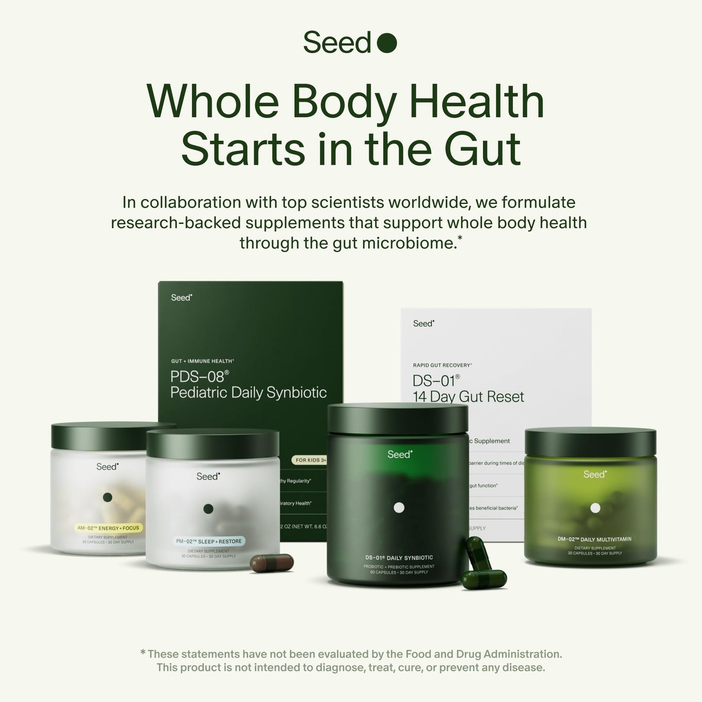 Seed PM-02 Sleep + Restore - Melatonin + Ashwagandha Sleep Aid (30-Day, Vegan)