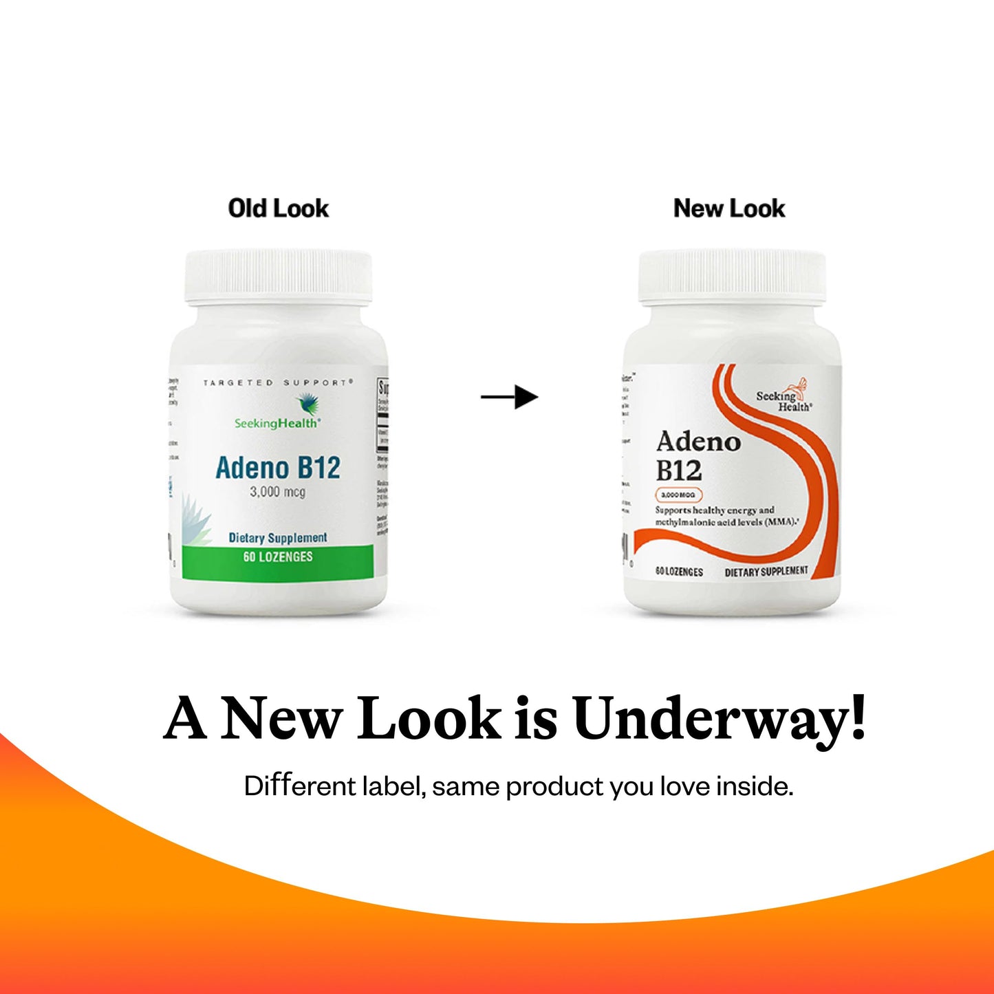 Seeking Health Adeno B12 - 3000 mcg Lozenges for Energy & Brain Health | Cherry Flavor