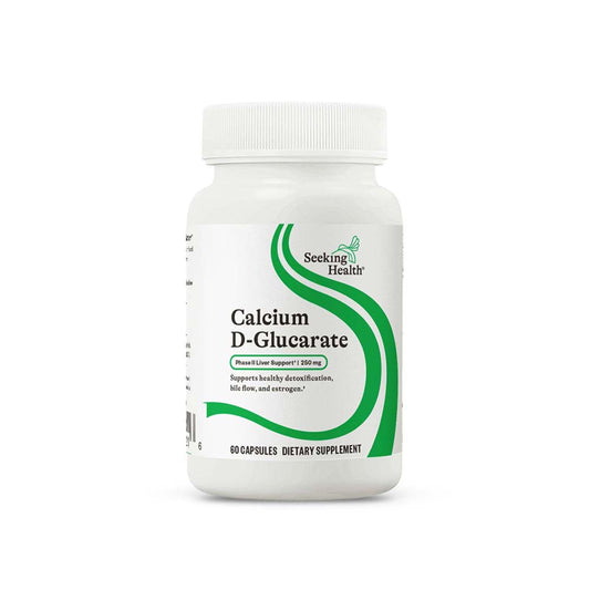 Seeking Health Calcium D-Glucarate – Gut Health, Liver Support & Metabolism (60 Capsules) BritishVita | Premium UK Vitamins & Wellness Supplements