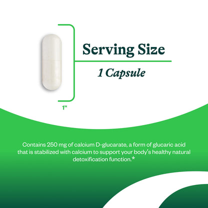 Seeking Health Calcium D-Glucarate – Gut Health, Liver Support & Metabolism (60 Capsules)