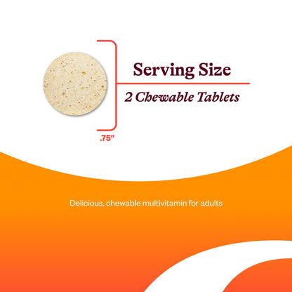 Seeking Health Optimal Multivitamin Chewable – Immune Support, L-5-MTHF, B12 & D3