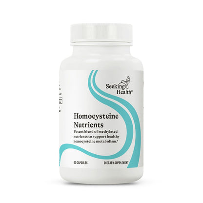 Seeking Health Homocysteine Nutrients - L-Methylfolate & B Vitamins - 60 Capsules
