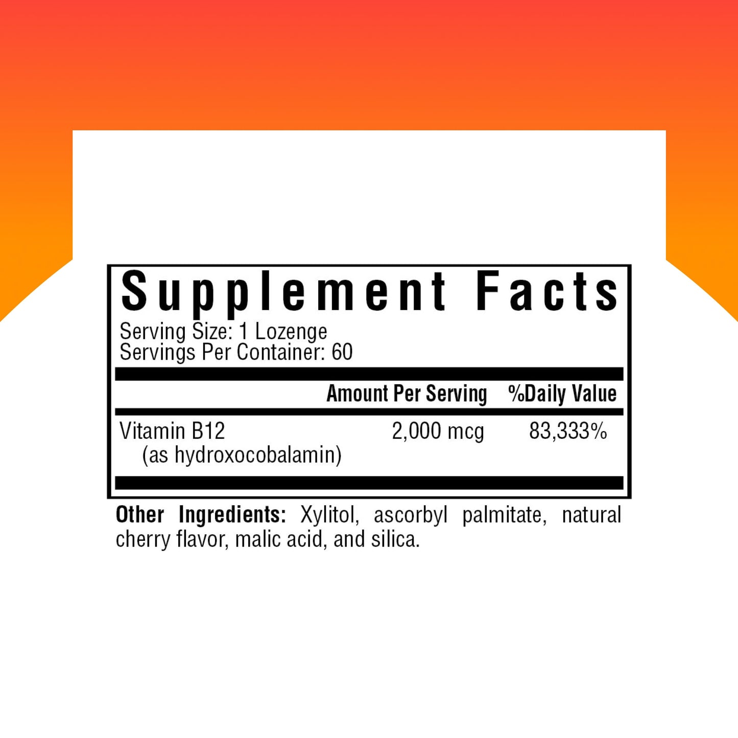 Seeking Health Hydroxo B12 Lozenges 2000 mcg | Energy & Methylation Support