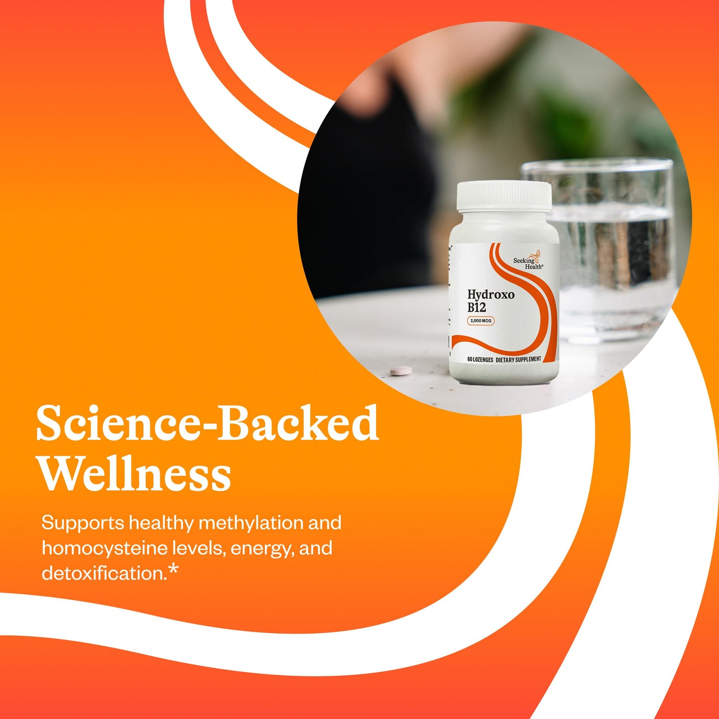 Seeking Health Hydroxo B12 Lozenges 2000 mcg | Energy & Methylation Support