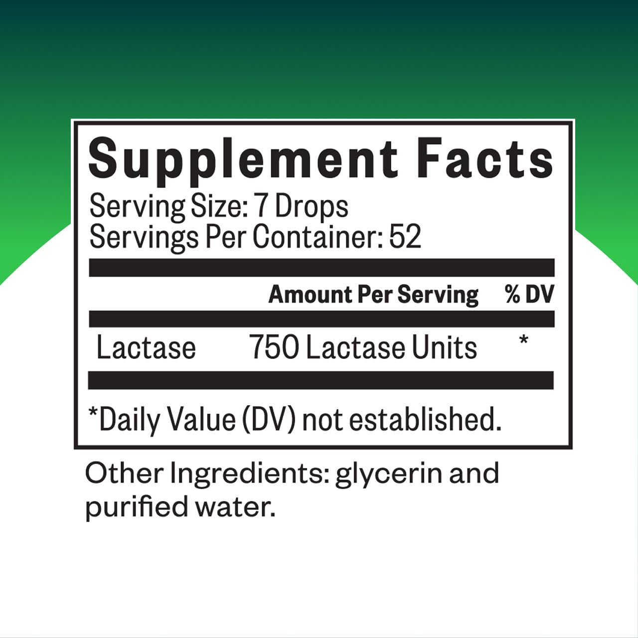 Seeking Health Lactase Drops - Lactase Enzyme Liquid Supplement for Dairy Intolerance Support | 0.50 Fl oz, 52 Servings