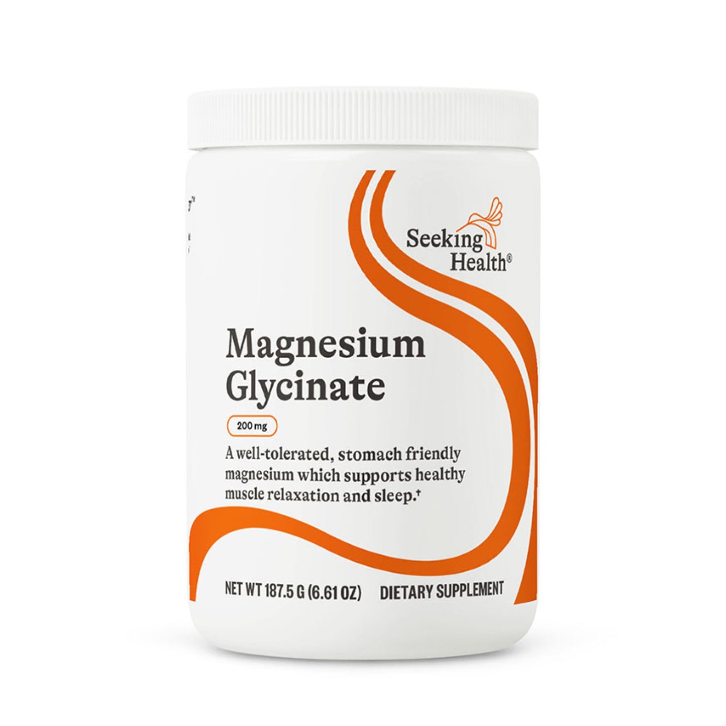 Seeking Health Magnesium Glycinate Powder 200 mg per Serving – Sleep & Relaxation
