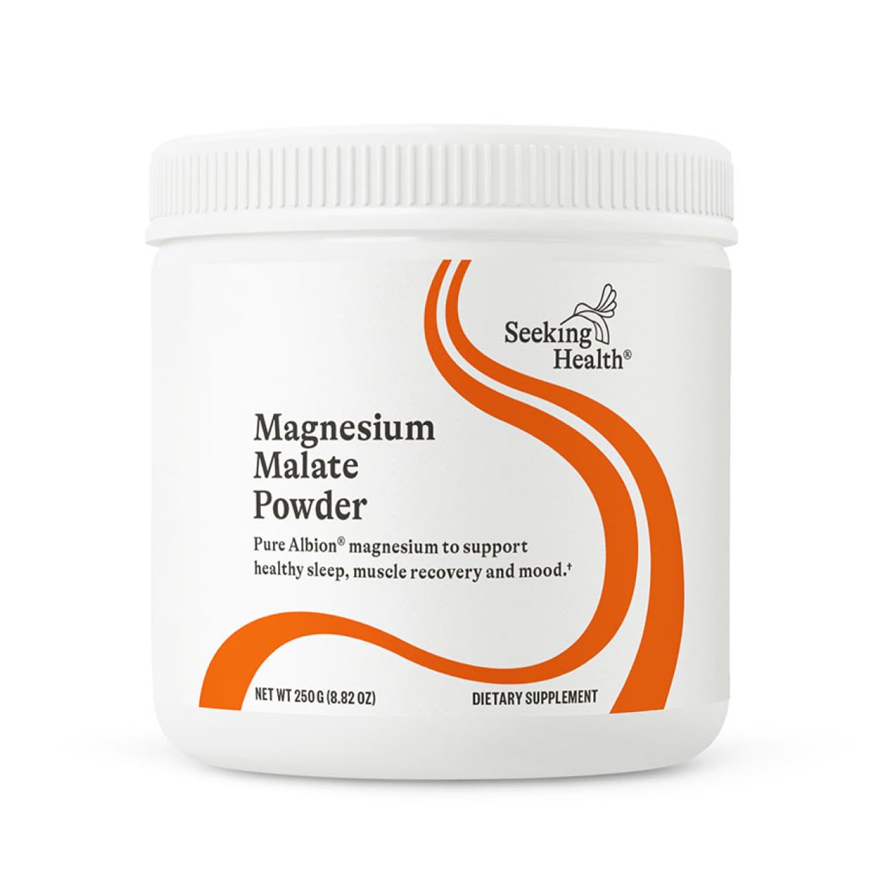Seeking Health Magnesium Malate Powder – 500 mg, 100 Servings – Supports Bone & Muscle Health