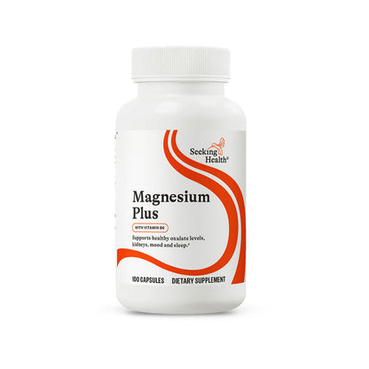 Seeking Health Magnesium Plus - Mg Malate & Glycinate with Vitamin B6 - 100 Capsules