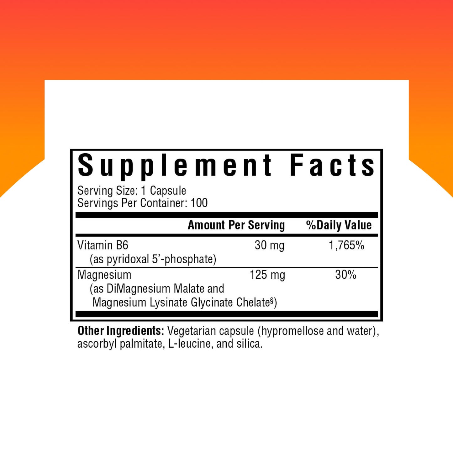 Seeking Health Magnesium Plus - Mg Malate & Glycinate with Vitamin B6 - 100 Capsules