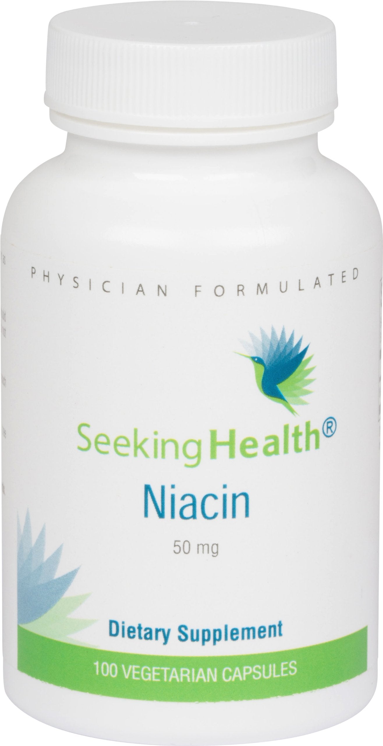 Seeking Health Niacin - 50 mg NE, 100 Capsules | Energy & Skin Health