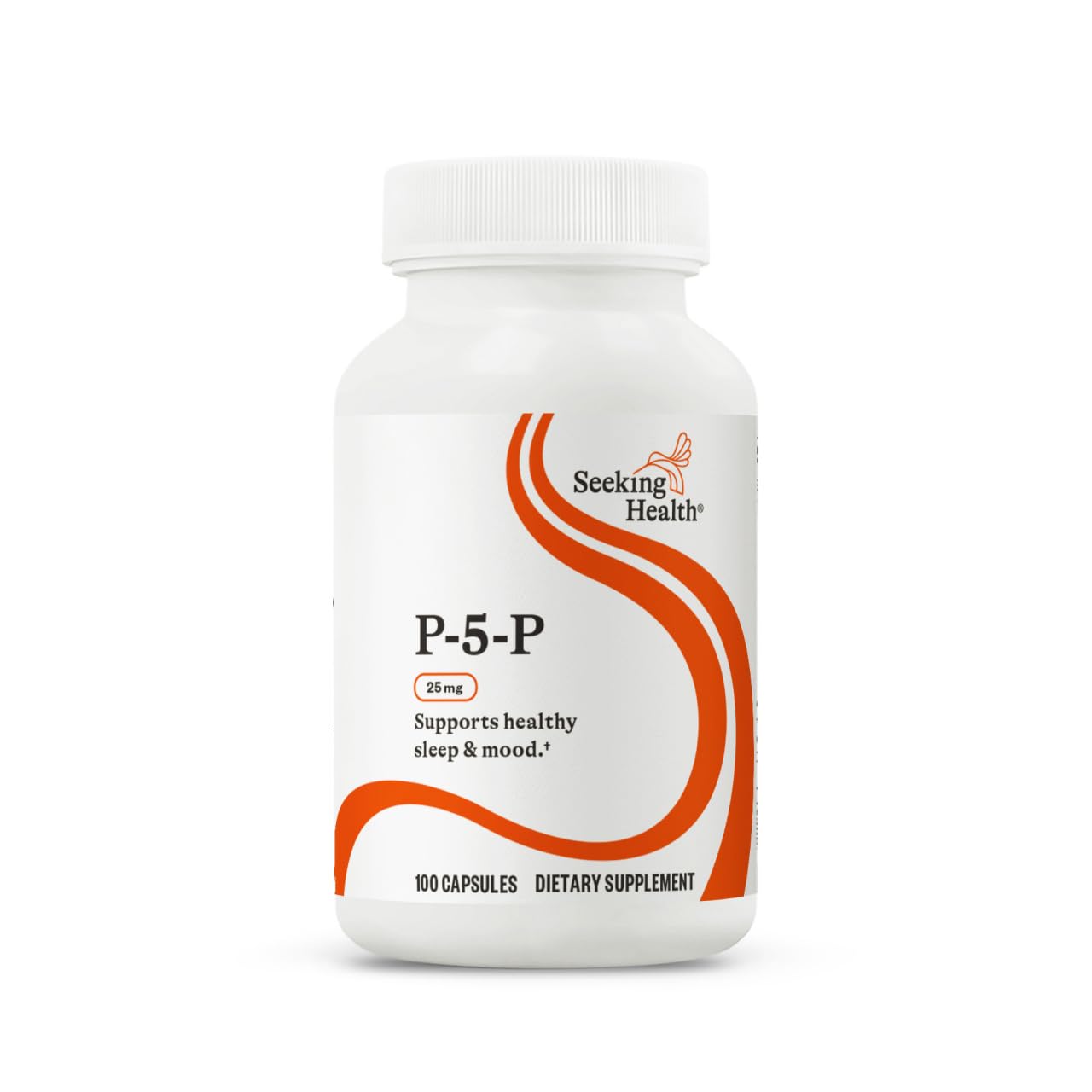 Seeking Health P-5-P (Pyridoxal 5-Phosphate) – Immune Support & Metabolism (Vitamin B6-25) 100 Capsules