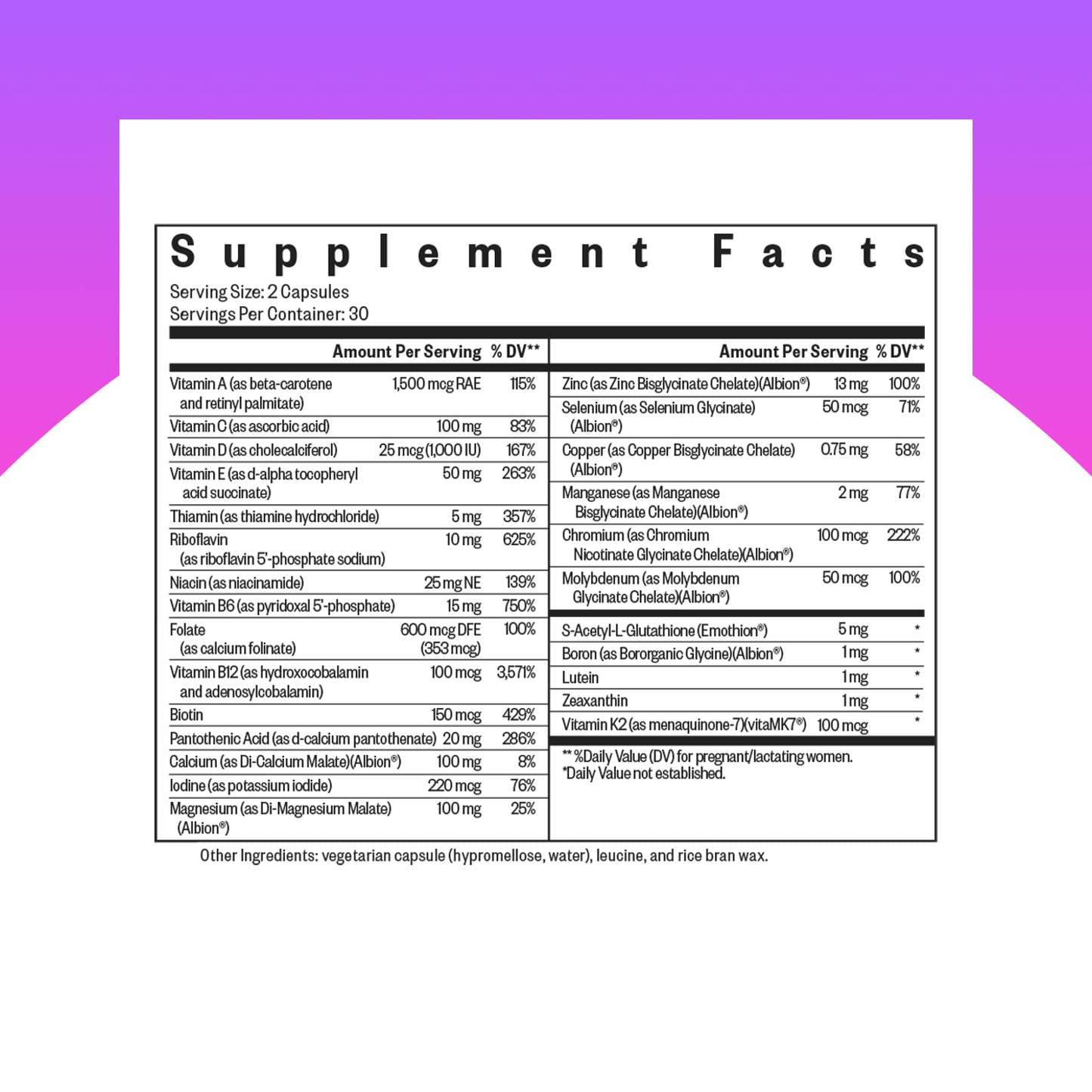 Seeking Health Prenatal Essentials MF – Methyl-Free Prenatal Vitamin for Brain Development & Methylation