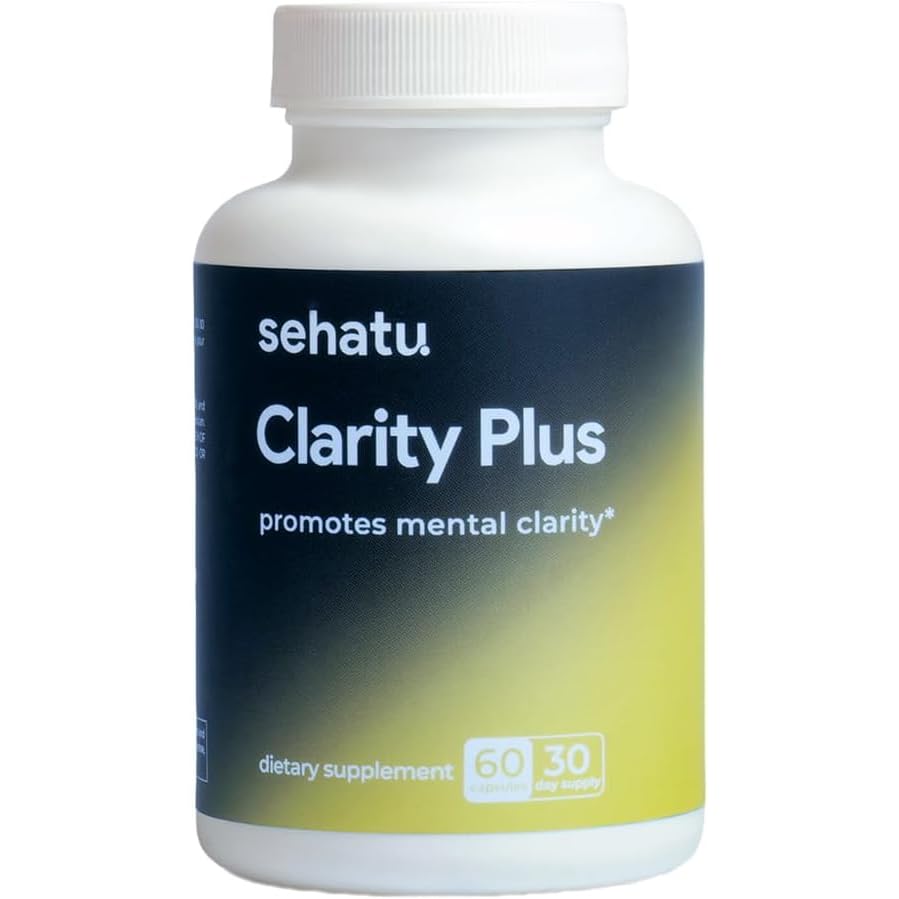 SEHATU Clarity Plus: Cognitive Wellness Supplement | 60 Count