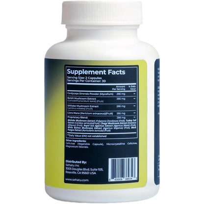SEHATU Clarity Plus: Cognitive Wellness Supplement | 60 Count