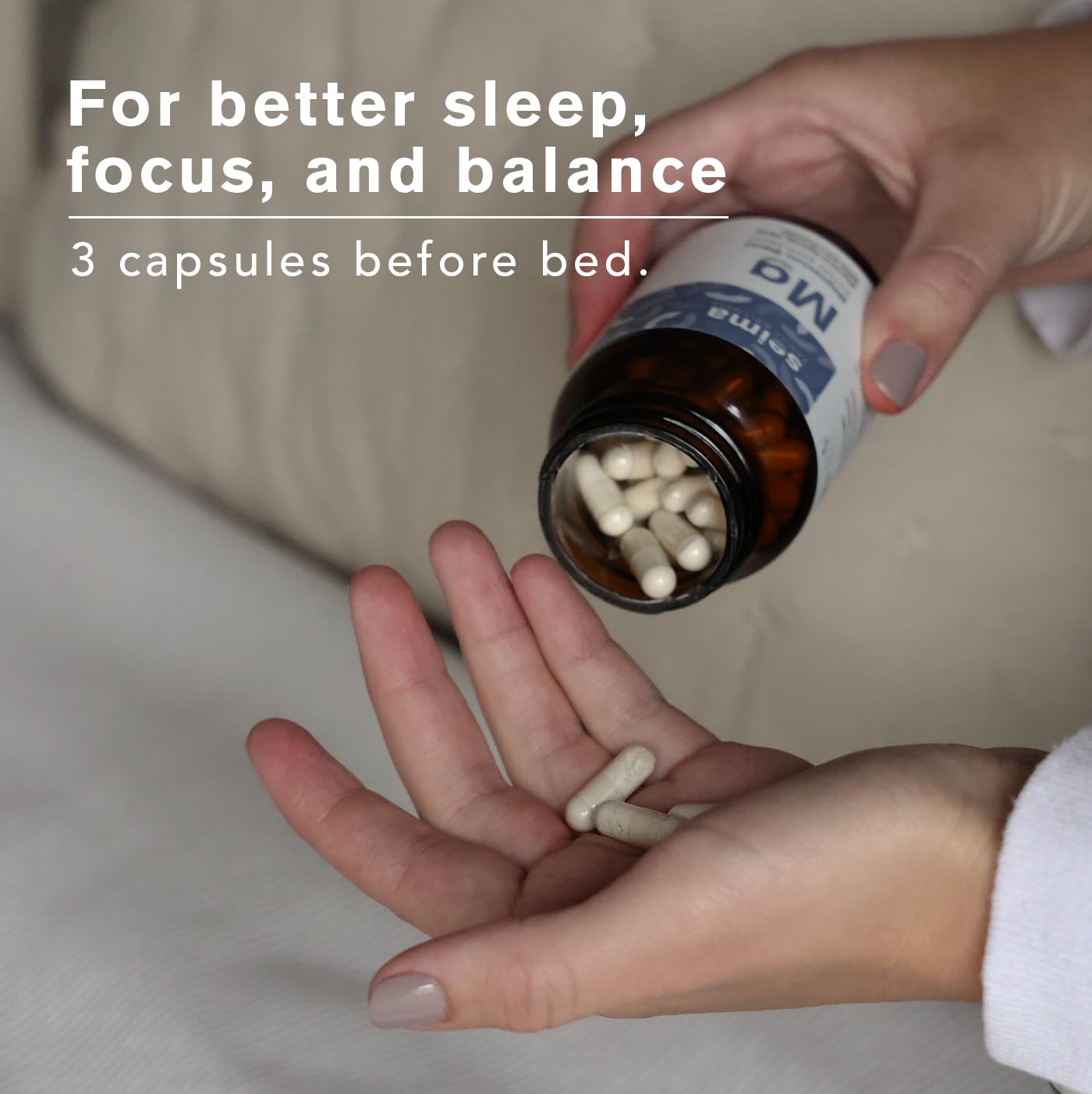 SEIMA 4-in-1 Magnesium Complex 1200 mg | Sleep, Stress Relief & Recovery – 90 Capsules