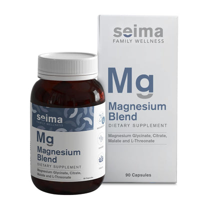 SEIMA 4-in-1 Magnesium Complex 1200 mg | Sleep, Stress Relief & Recovery – 90 Capsules