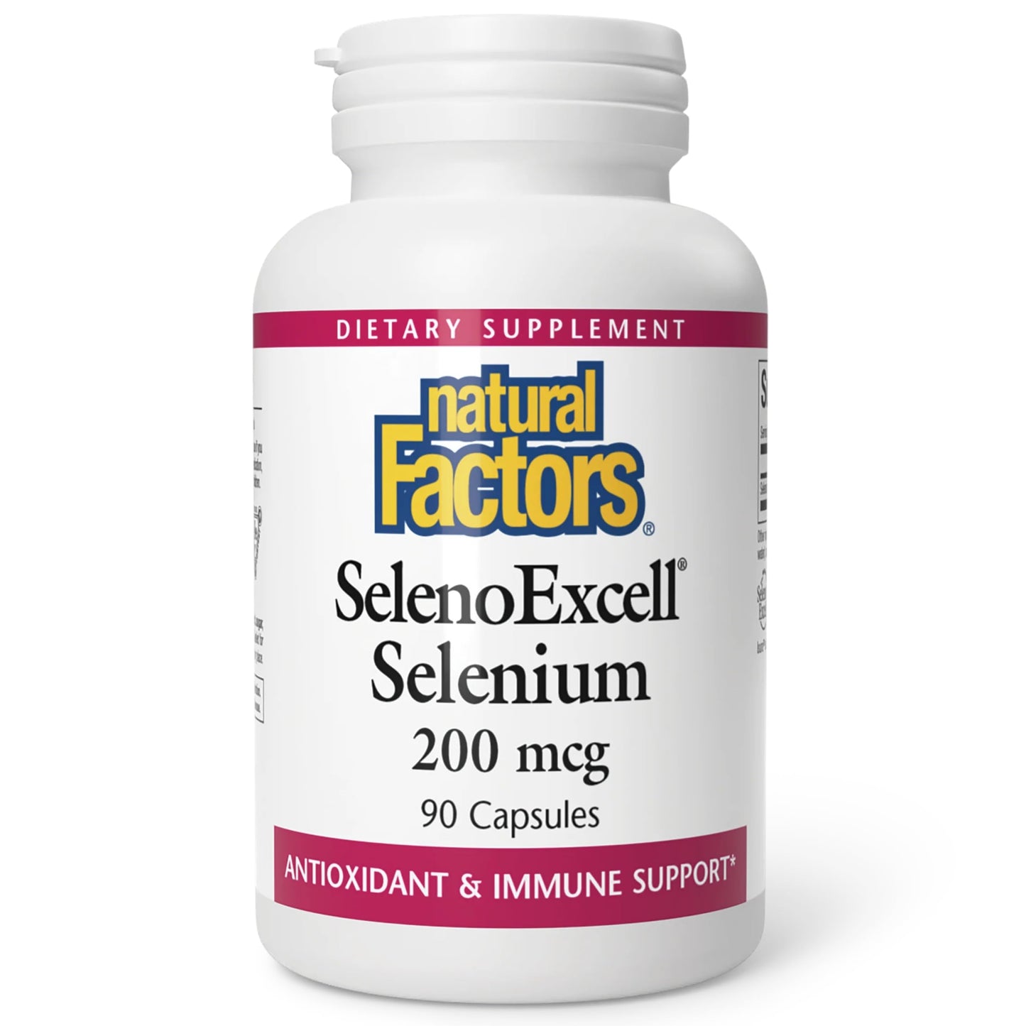 Natural Factors SelenoExcell Selenium 200 mcg – Antioxidant & Immune Support, 90 Capsules
