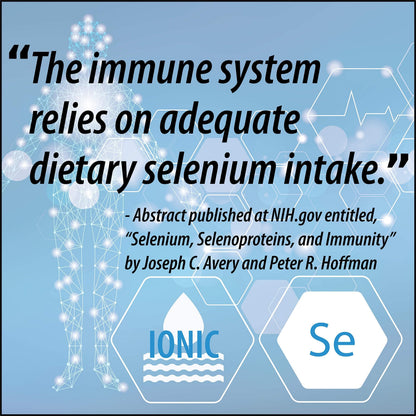 Anderson Ionic Selenium Complex – Liquid Selenium Drops for Thyroid & Immune Support | 2 fl oz, 40 Servings
