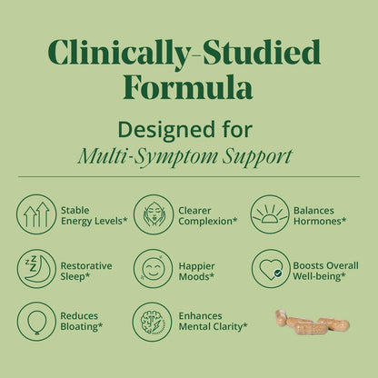 Semaine Daily Hormone Balance – Vegan Capsule for Clearer Skin, Balanced M moods & Deeper Sleep (60 ct)