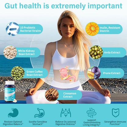 Semal Gut Sweeper Probiotics - 60 Capsules | Intestinal & Digestive Health for Men & Women