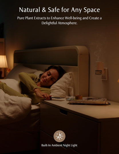 SenseFlow SF101 Pro Waterless Ultrasonic Diffuser – Peppermint | 1000 sq ft Coverage