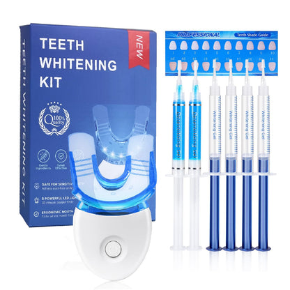 Sensitive Teeth Whitening Kit with LED Light Therapy | Safe At-Home Whitening