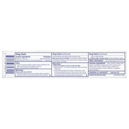 Sensodyne Clinical White Toothpaste – Clinically Proven Whitening for Sensitive Teeth (3.4 oz) | Stain Protector