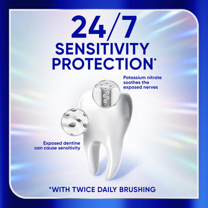 Sensodyne Clinical White Toothpaste – Clinically Proven Whitening for Sensitive Teeth (3.4 oz) | Stain Protector