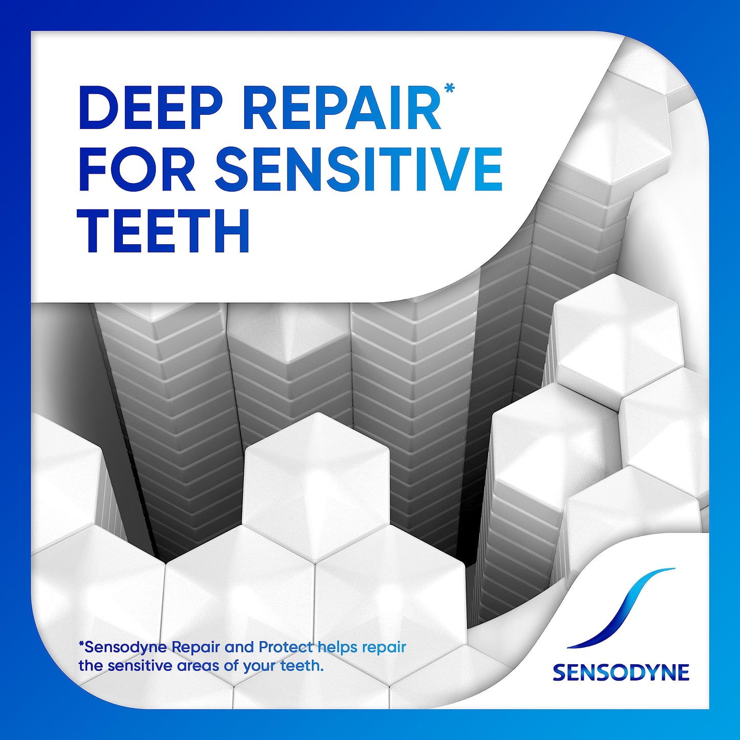 Sensodyne Repair and Protect Mint Toothpaste – Sensitive Teeth & Cavity Prevention (3.4 oz)