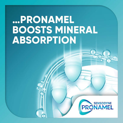 Sensodyne Pronamel Mineral Boost Enamel Toothpaste for Sensitive Teeth – 2.7 oz (Pack of 4) | Gentle Whitening Action