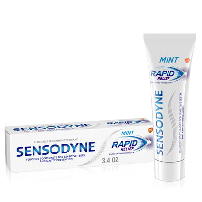 Sensodyne Rapid Relief Sensitive Toothpaste – Mint, 3.4 oz