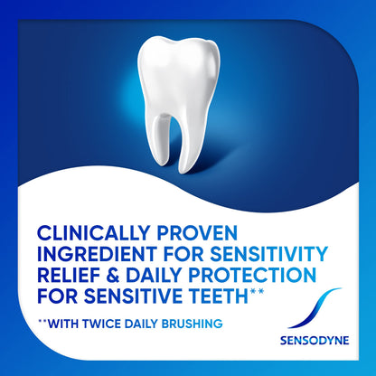 Sensodyne Repair and Protect Whitening Toothpaste – 3 x 3.4 oz for Sensitive Teeth & Cavity Prevention