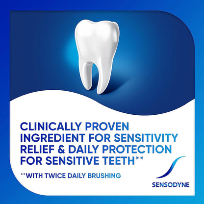 Sensodyne Repair and Protect Mint Toothpaste – 3 x 3.4 oz Pack for Sensitive Teeth & Cavity Prevention