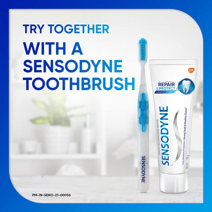 Sensodyne Repair & Protect Toothpaste | 70g (2.46 oz) Pack of 4