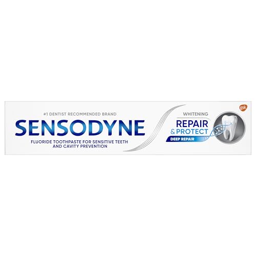 Sensodyne Repair and Protect Whitening Toothpaste – Sensitivity Relief & Cavity Protection (3.4 oz, Pack of 2)