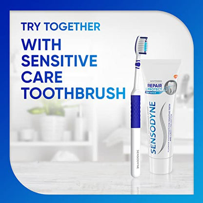 Sensodyne Repair and Protect Whitening Toothpaste, 3.4 oz | Sensitive Teeth & Cavity Prevention