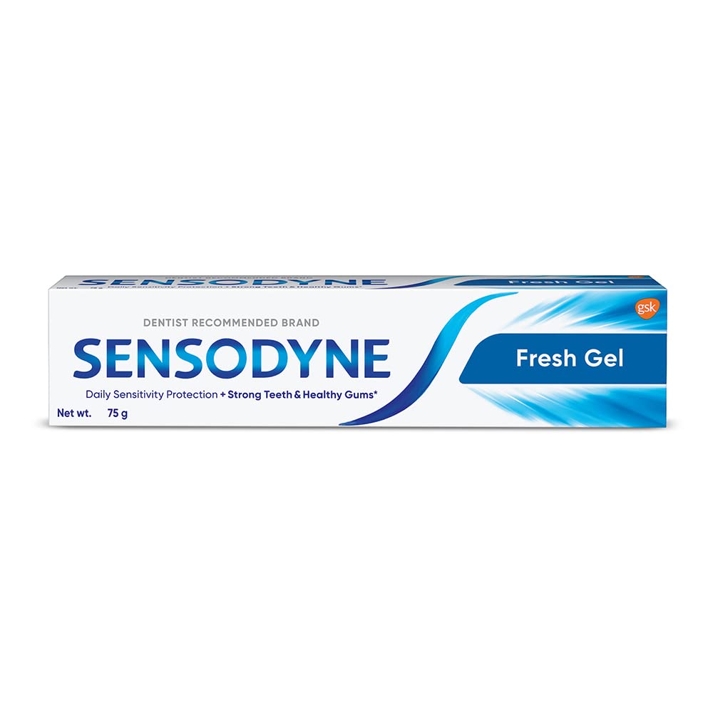 Sensodyne Sensitive Toothpaste Fresh Gel 75 g - Gentle Sensitivity Relief